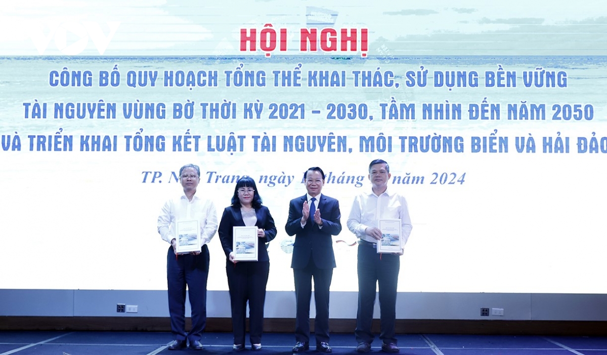 Công bố Quy hoạch tổng thể khai thác, sử dụng bền vững tài nguyên vùng bờ